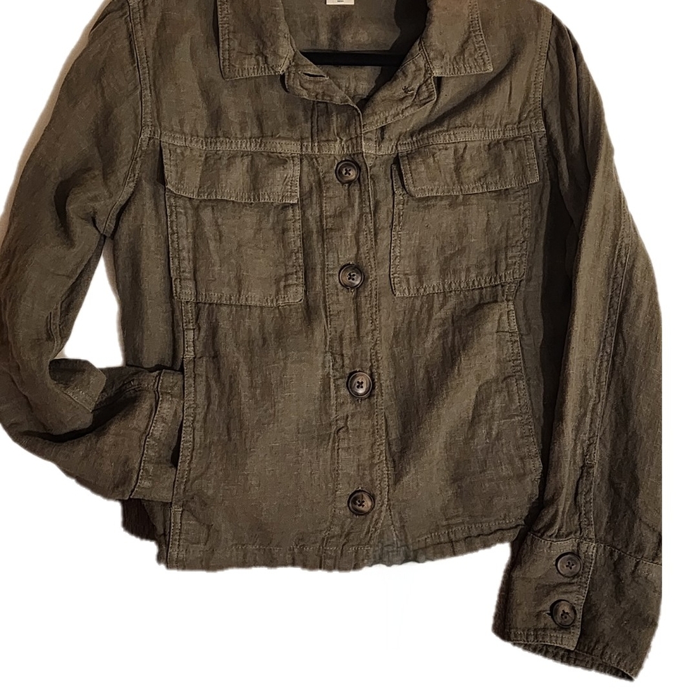 Nicole Miller Olive Green Jacket